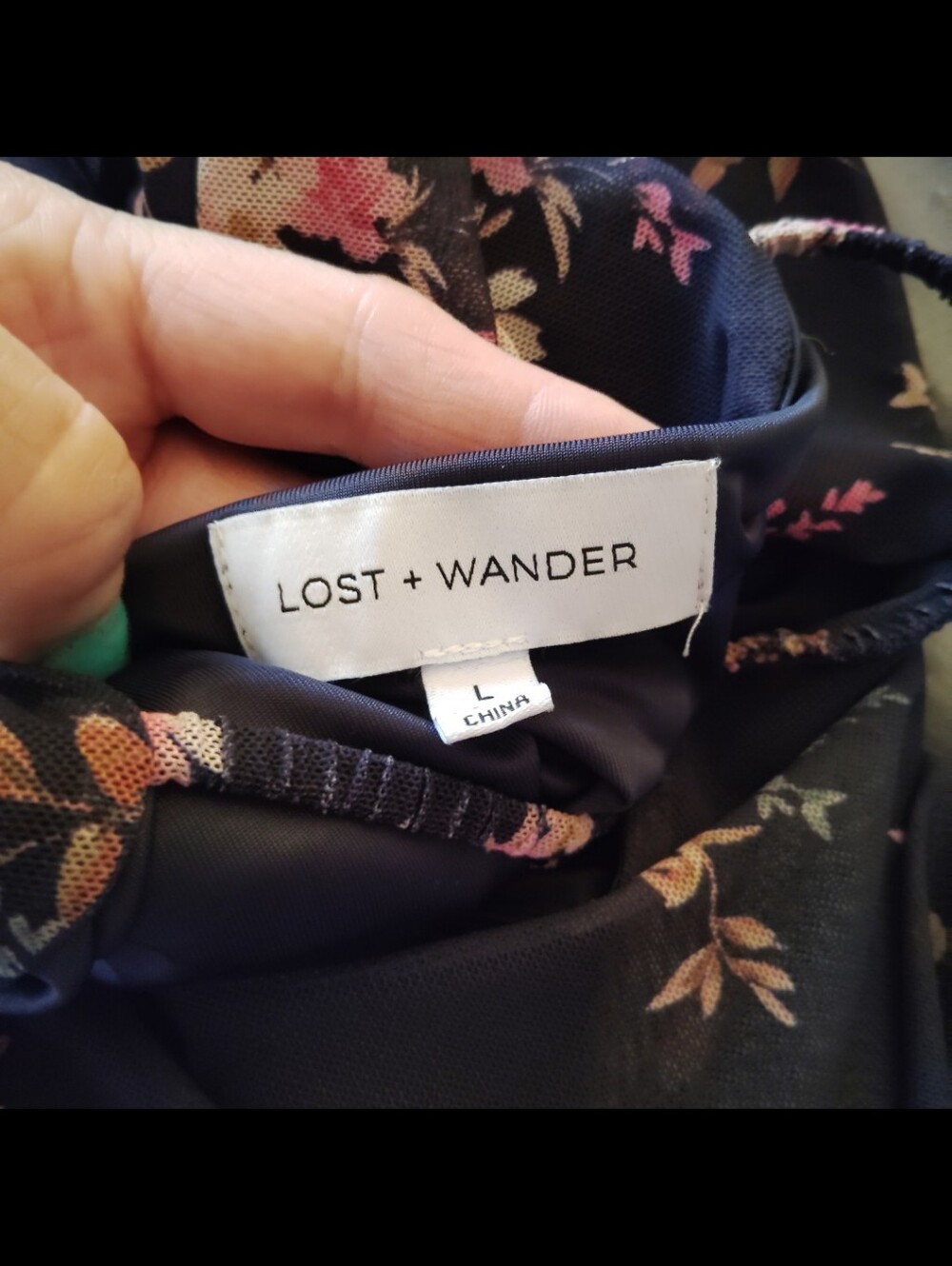 LOST - WANDER Floral Maxi Dress - Women's Size Large - Picture 5 of 5